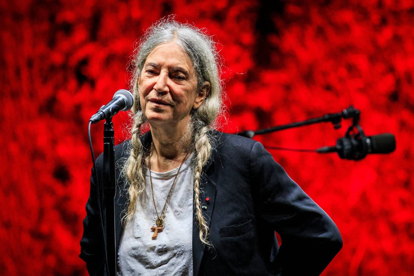 Patti Smith en el escenario