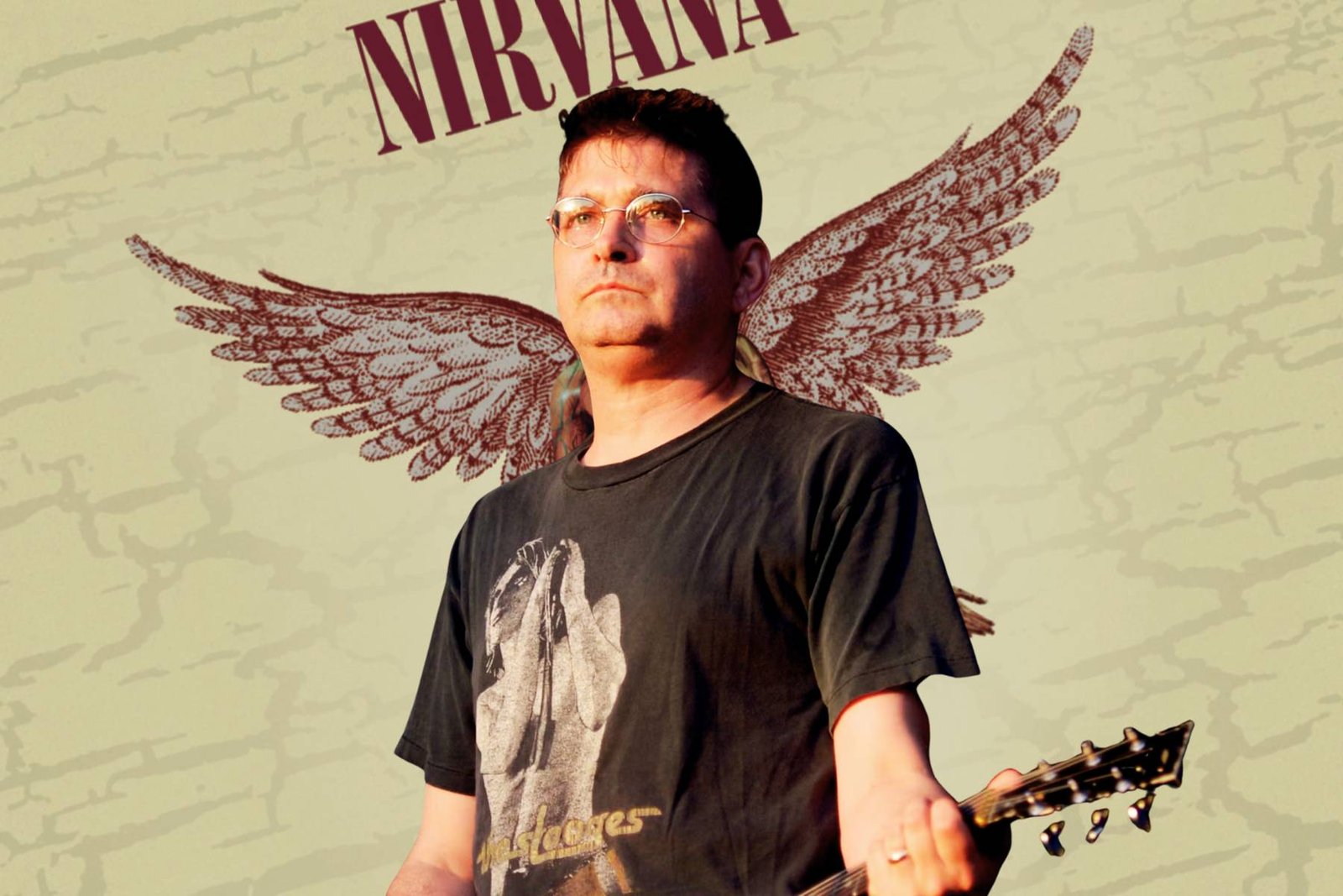 Steve Albini con In Utero de fondo