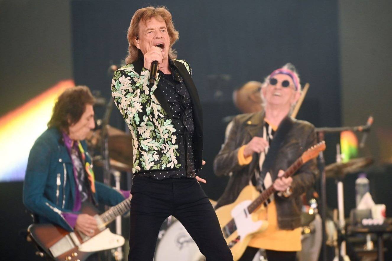 The Rolling Stones en el escenario