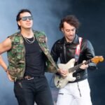 Julian Casablancas y Albert Hammond Jr de The Strokes