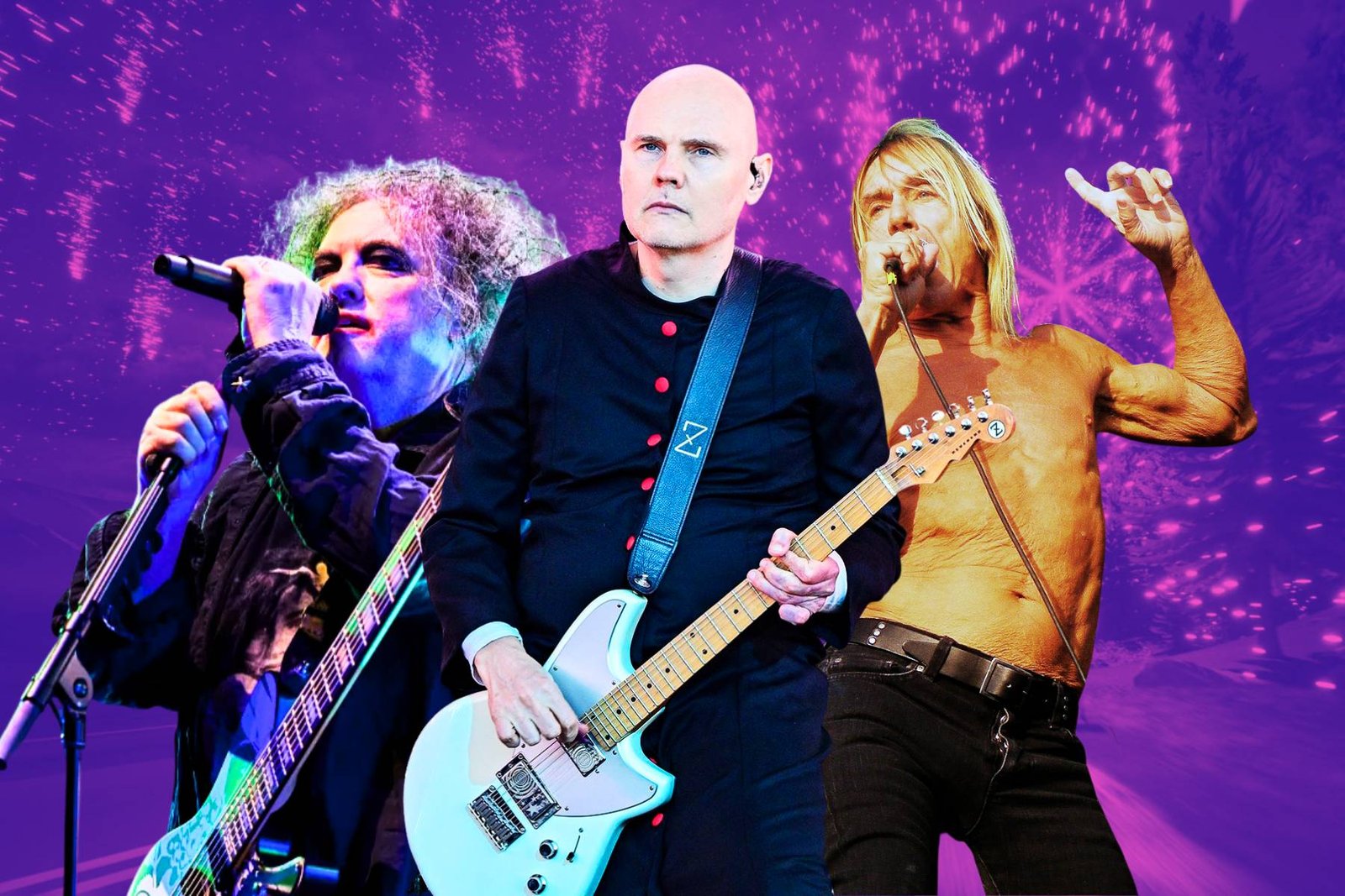Billy Corgan, Iggy Pop y Robert Smith en Mixtape