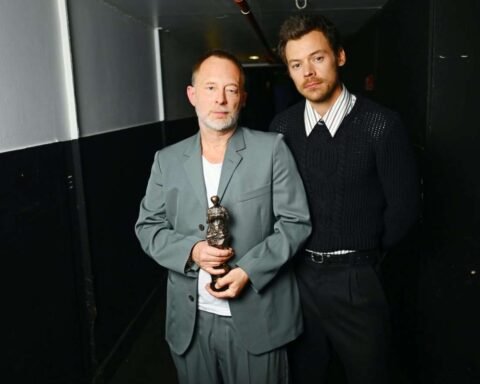 Harry Styles junto a Thom Yorke