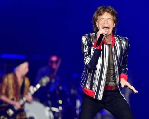 Mick Jagger con The Rolling Stones en 2011