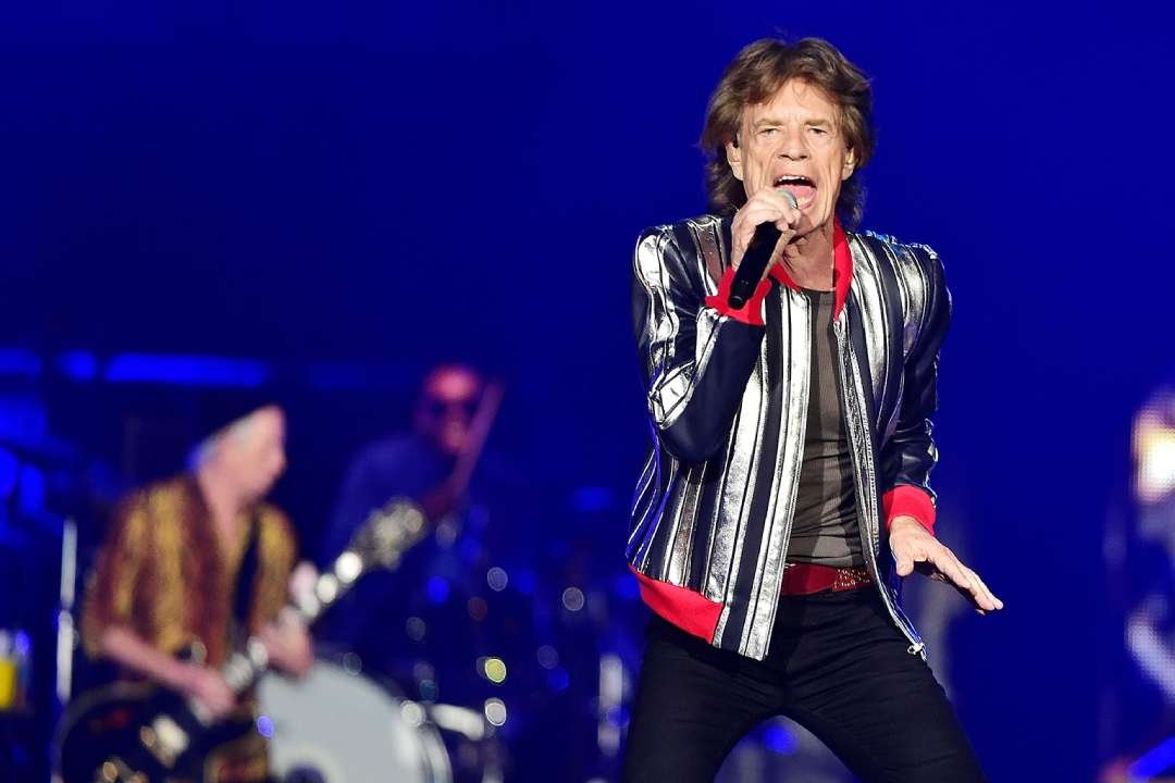 Mick Jagger con The Rolling Stones en 2011