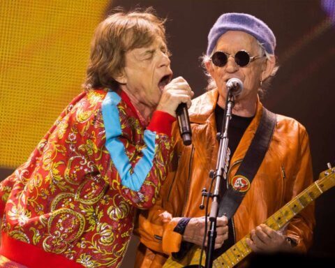 Mick Jagger y Keith Richards en el escenario
