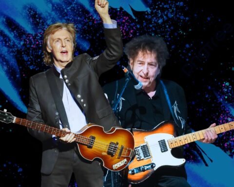 Paul McCartney y Bob Dylan
