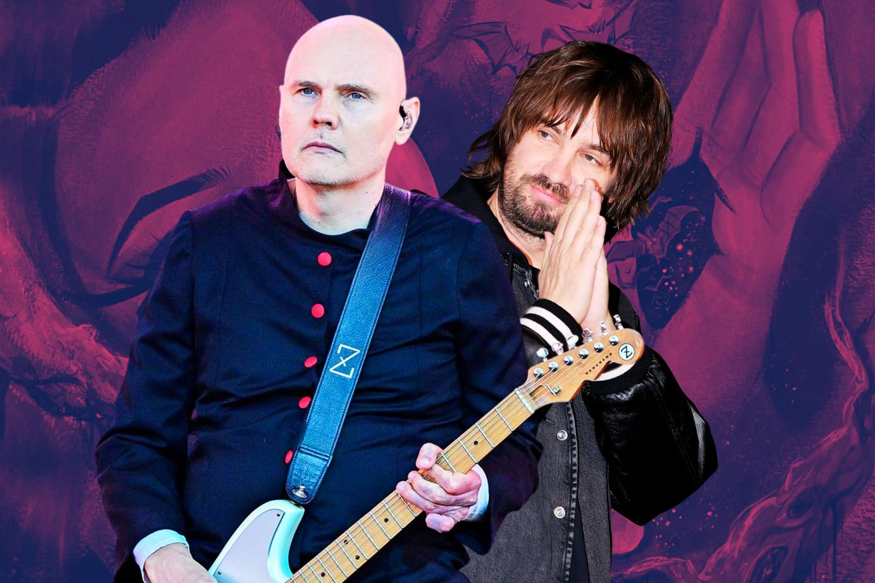 Billy Corgan y Kevin Parker de Tame Impala