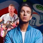 Noel Gallagher con Chris Martin