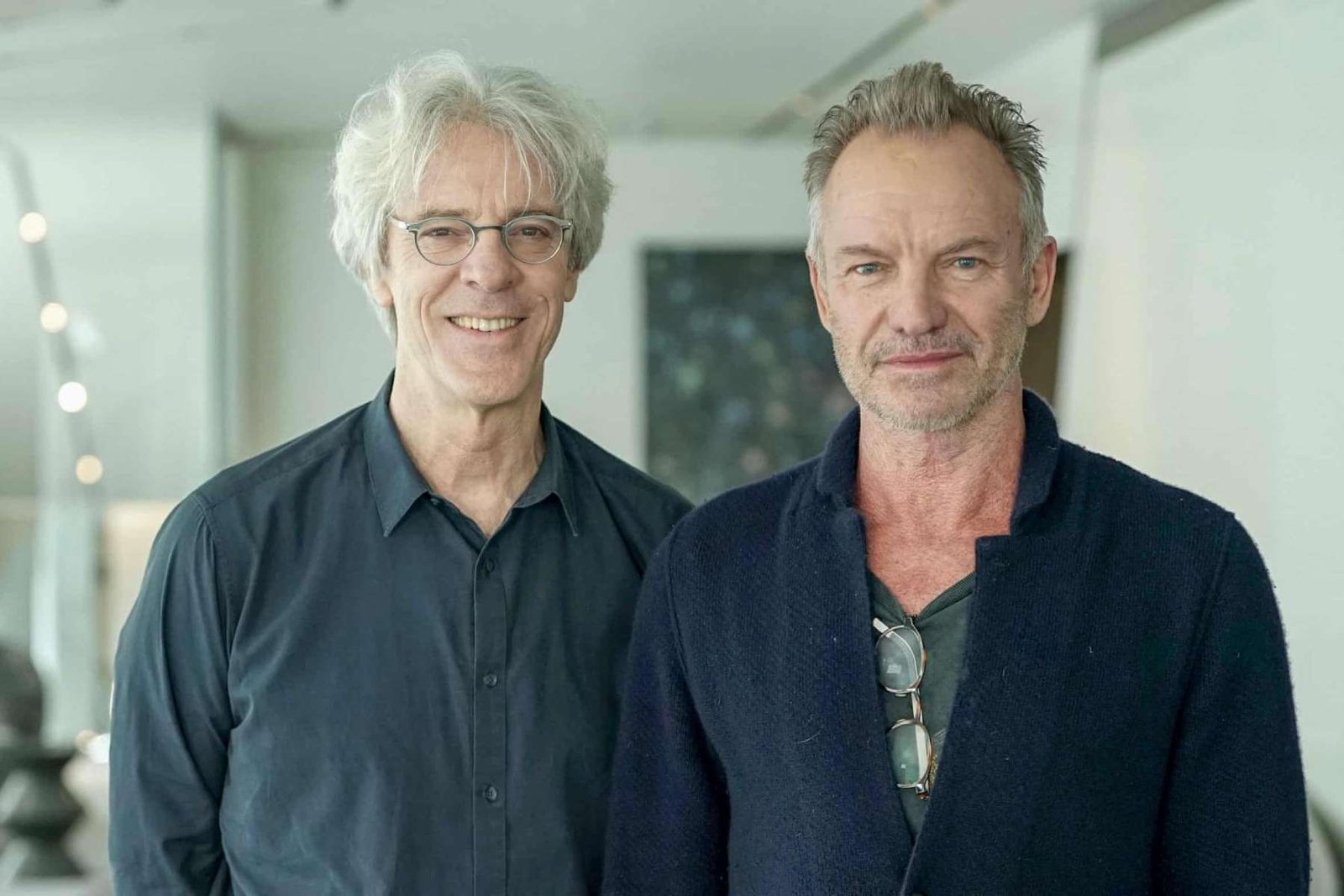 Stewart Copeland al lado de Sting