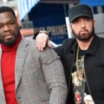 Curtis “50 Cent” Jackson y Eminem, el 30 de enero de 2020 en Hollywood, California