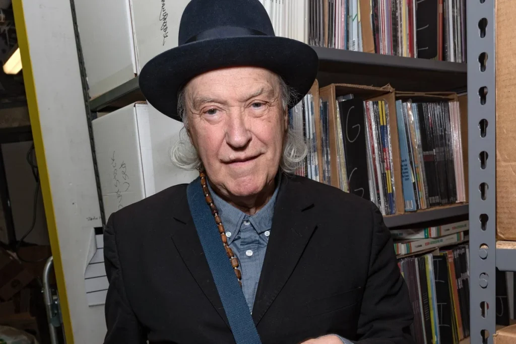 Dave Davies de The Kinks en Rough Trade, Nueva York, 2023