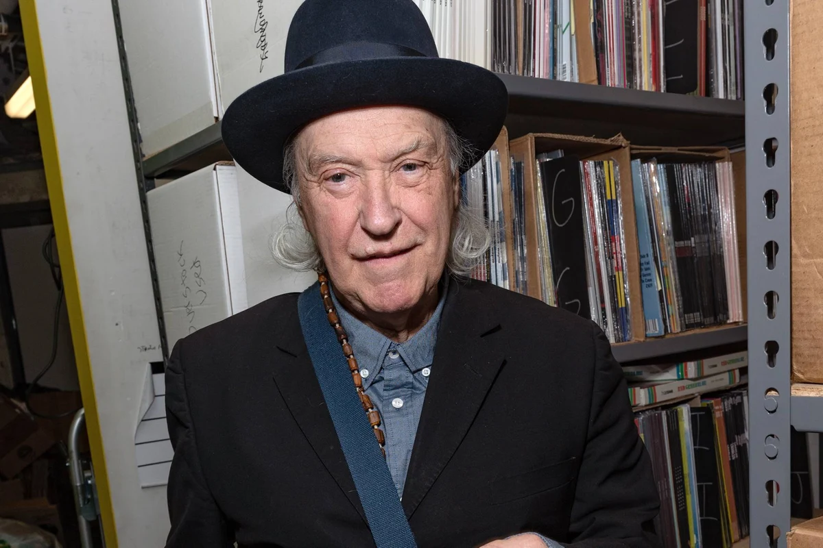 Dave Davies de The Kinks en Rough Trade, Nueva York, 2023