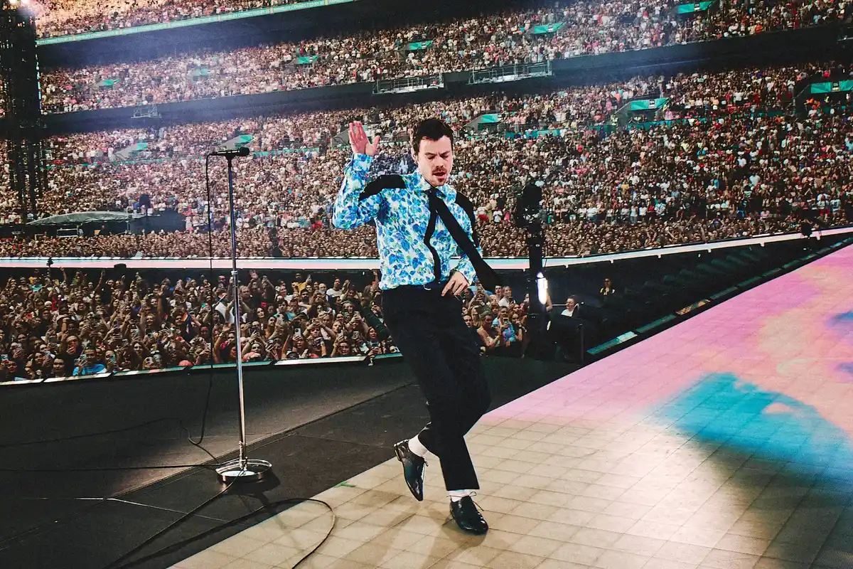 Harry Styles en el estadio de Wembley, el 4 de julio de 2026