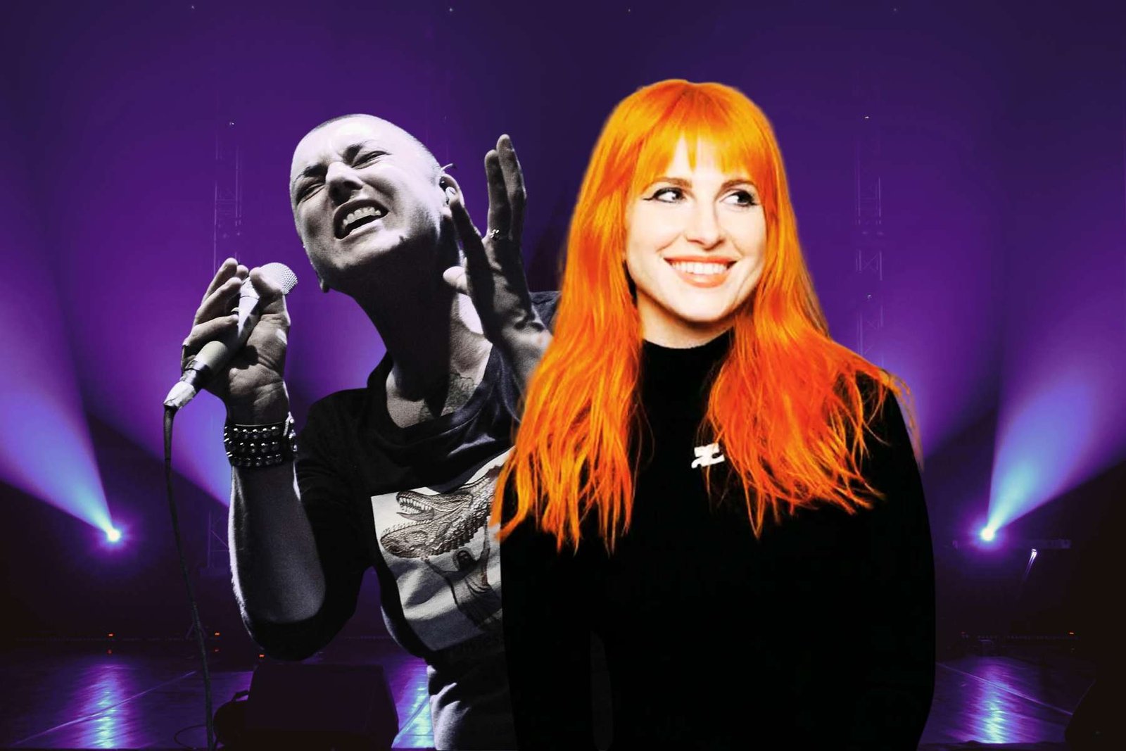 Hayley Williams con Sinéad O’Connor