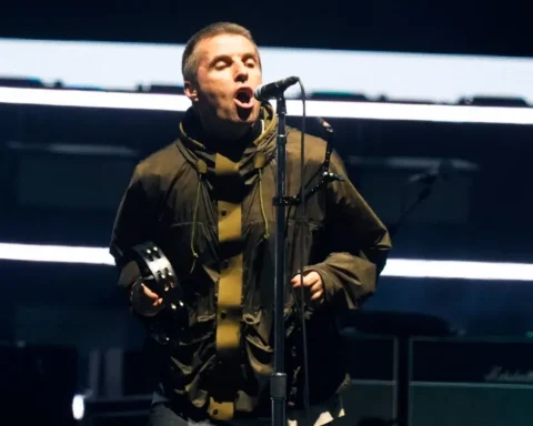 Liam Gallagher sobre el escenario