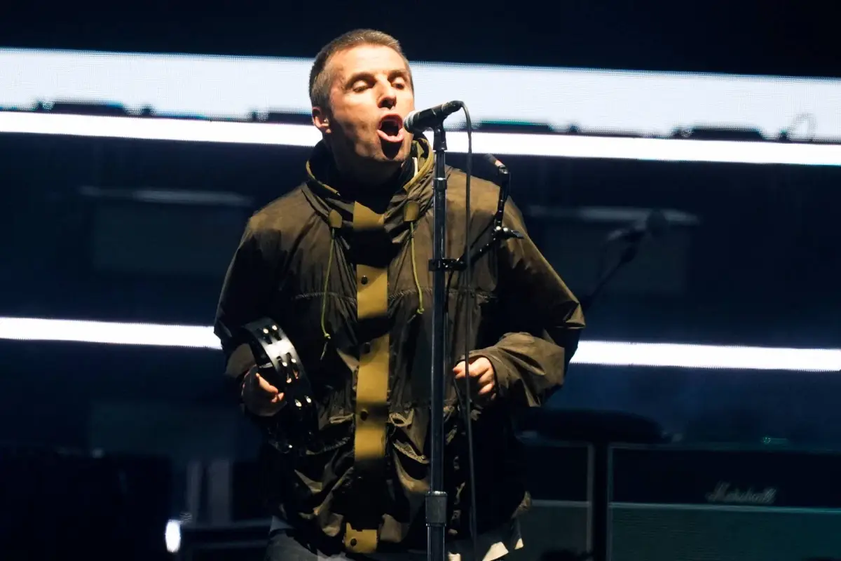 Liam Gallagher sobre el escenario