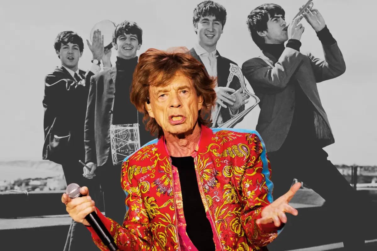 Mick Jagger y The Beatles