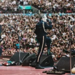Gerard Way y My Chemical Romance en concierto en el estadio de Wembley