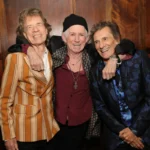 Mick Jagger, Keith Richards y Ronnie Wood, de The Rolling Stones