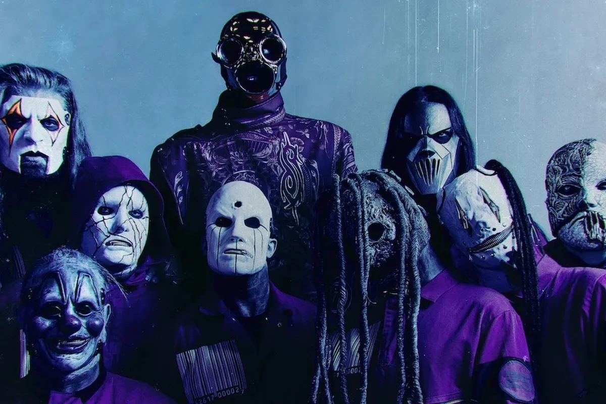 Los integrantes de Slipknot en una imagen promocional de la banda