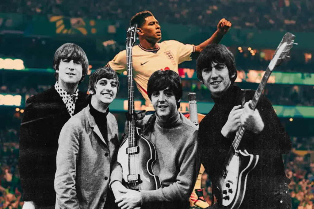 The Beatles con Jude Bellingham celebrando