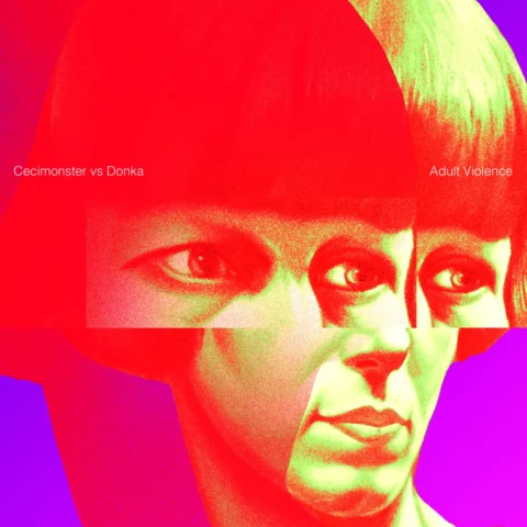 Portada de Adult Violence de Cecimonster vs Donka