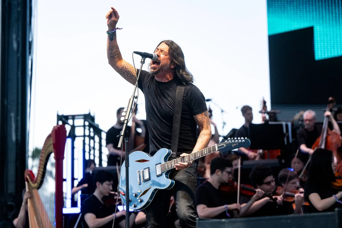 Dave Grohl y Gustavo Dudamel en la Orquesta Filarmónica de Los Ángeles, Coachella 2025