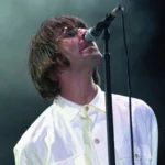 Liam Gallagher de Oasis en Knebworth