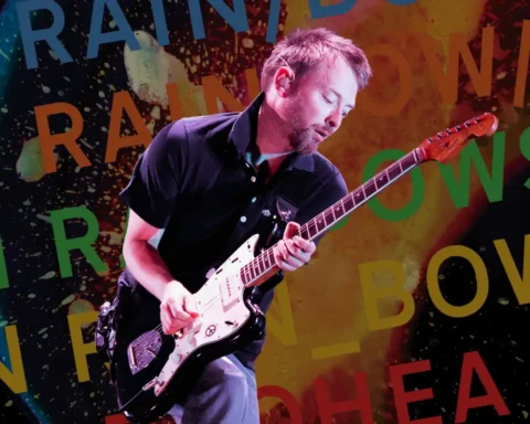 Radiohead con In Rainbows de fondo