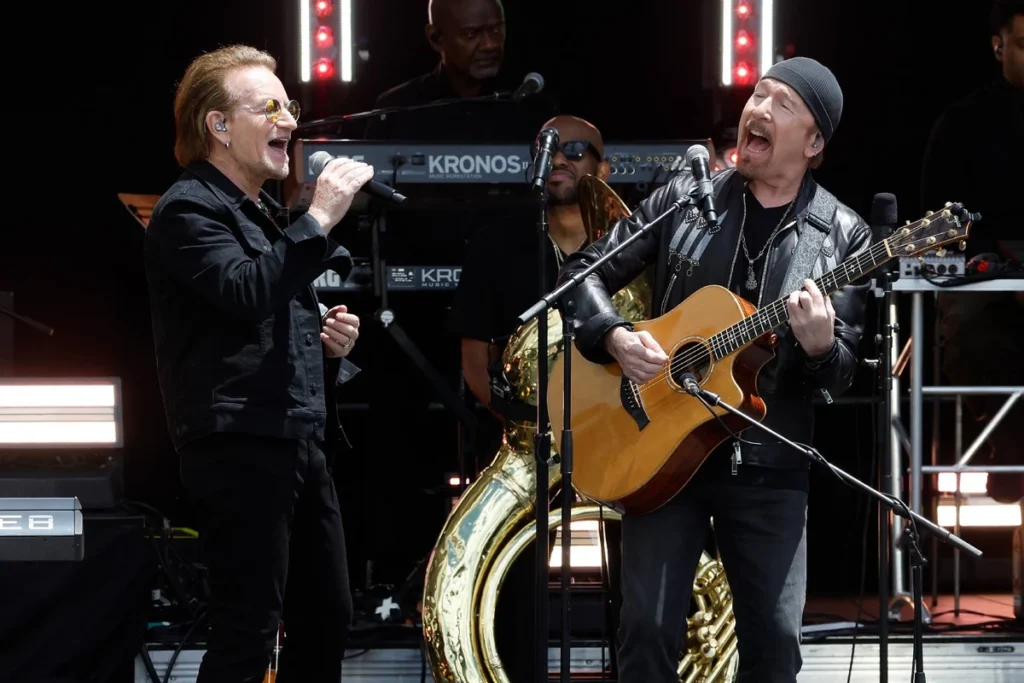 Bono y The Edge, de U2