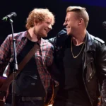 Ed Sheeran y Macklemore en 2014