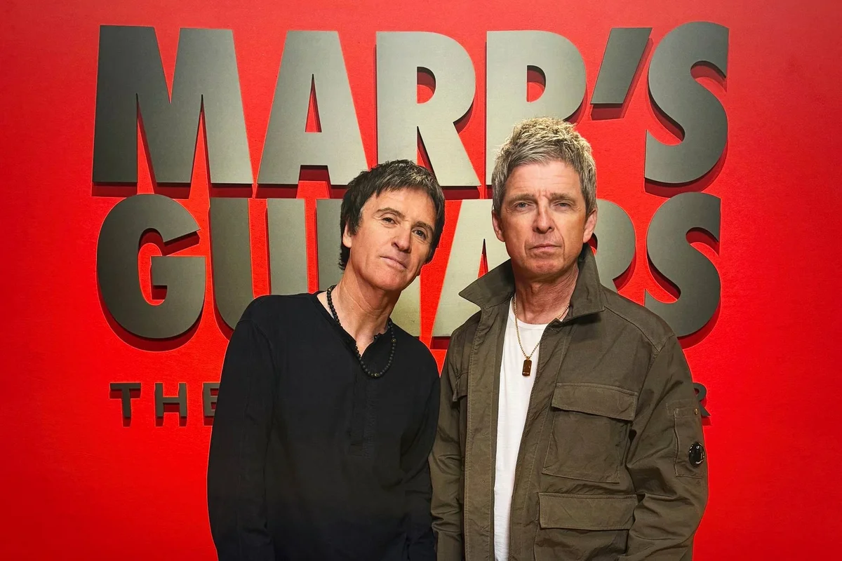 Johnny Marr y Noel Gallagher