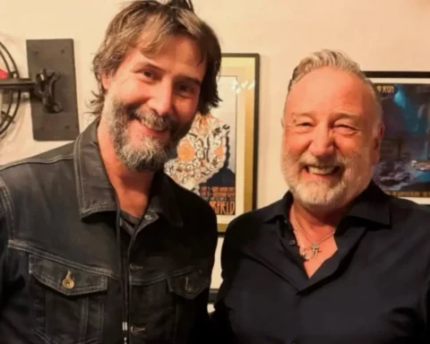 Keanu Reeves y Peter Hook