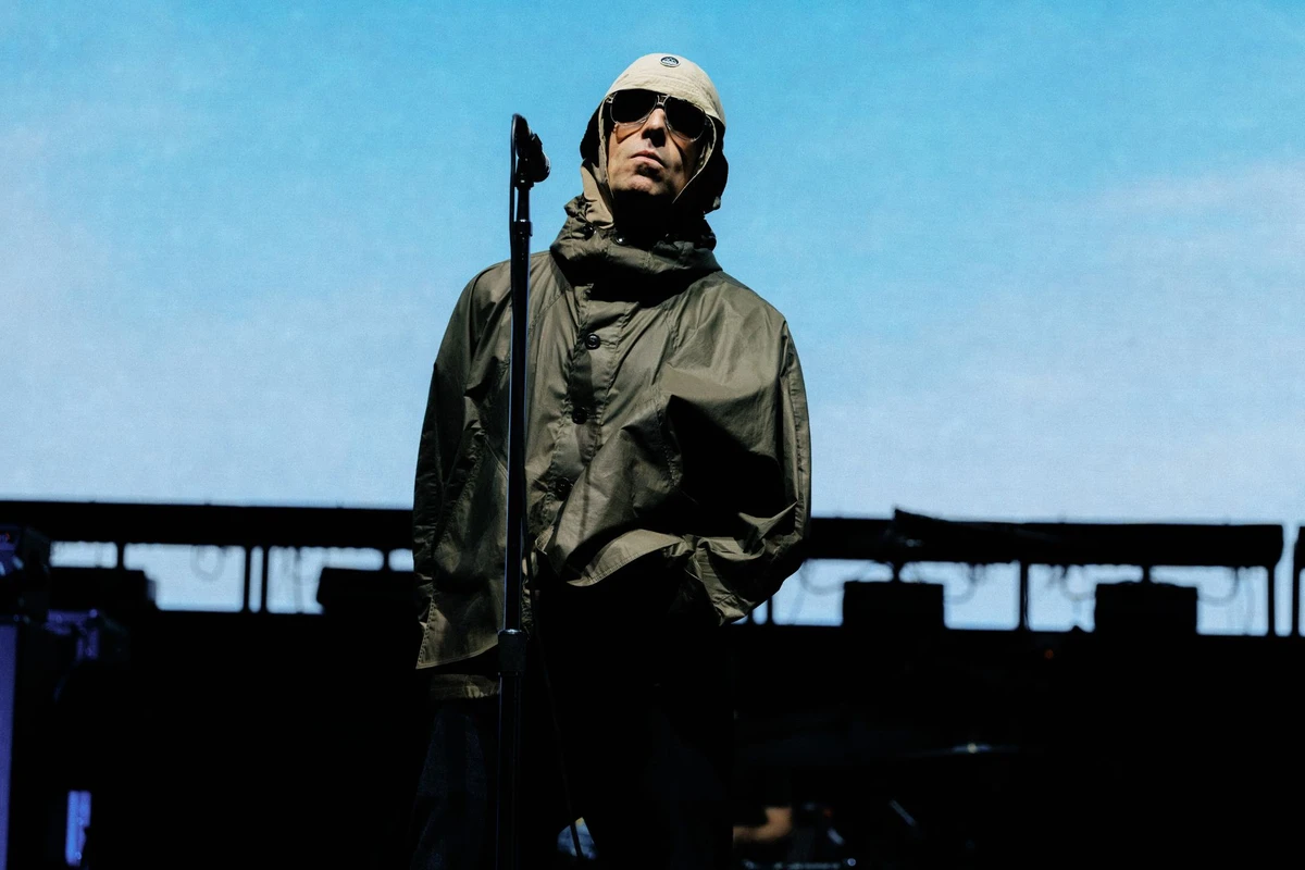 Liam Gallagher de Oasis, banda británica en su gira Live 27