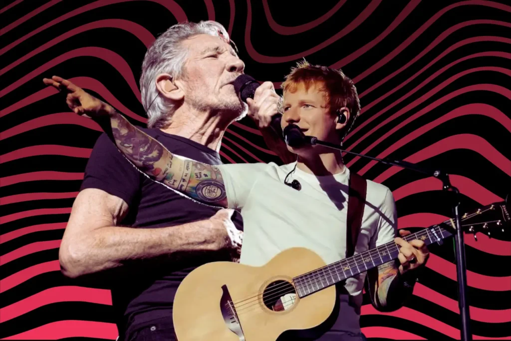 Roger Waters y Ed Sheeran