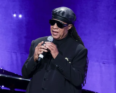 Stevie Wonder actuando en vivo