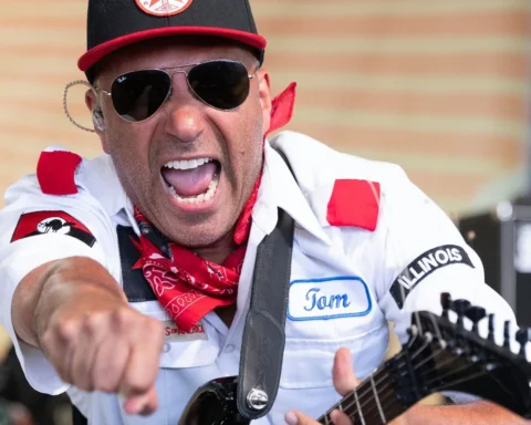 Tom Morello en el Newport Folk Fest 2026