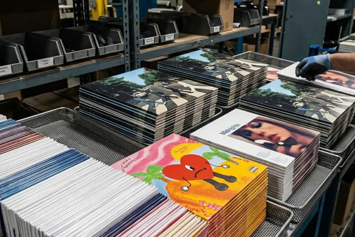 Vinilos de Bad Bunny, Taylor Swift y más