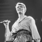 David Bowie en concierto en 1978