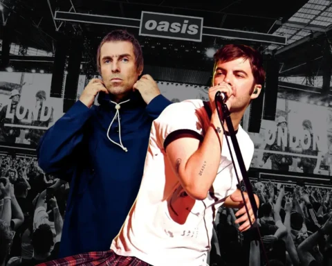 Liam Gallagher de Oasis y Grian Chatten de Fontaines D.C.