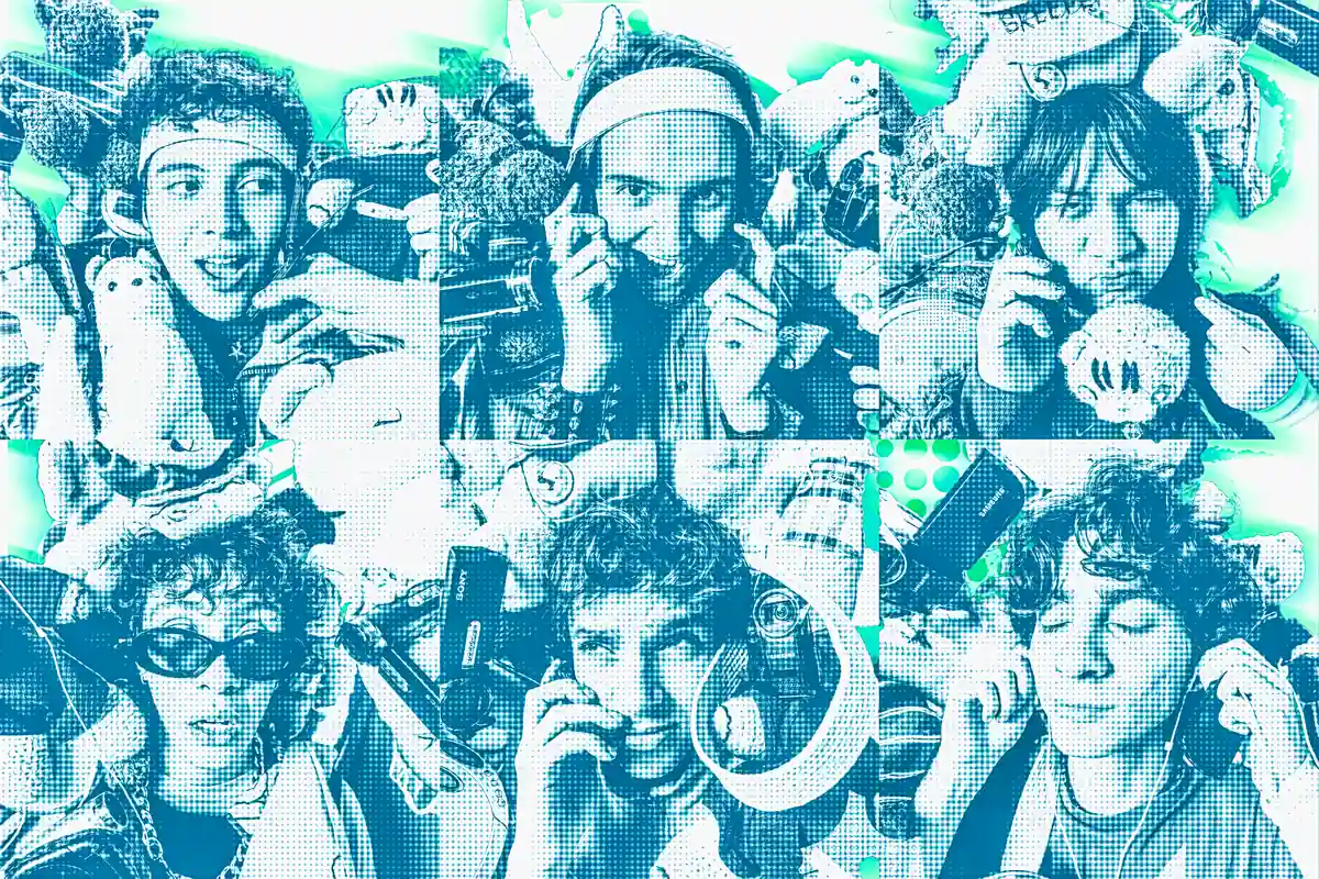Collage de los integrantes de Los Skeepers para el sencillo “2005”