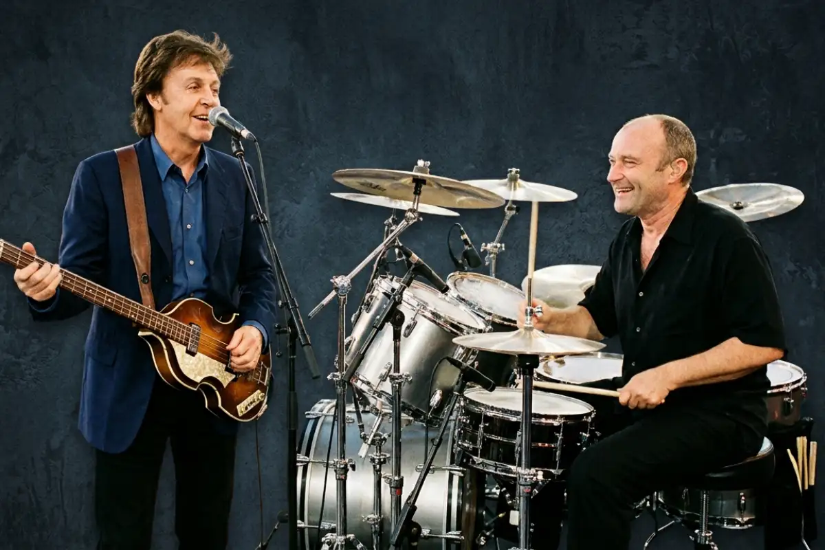 Paul McCartney y Phil Collins
