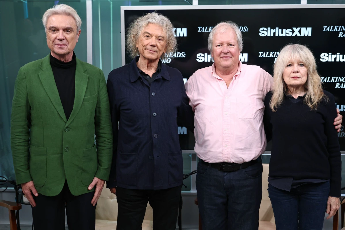 Talking Heads en 2026, con motivo del anuncio de su libro autorizado