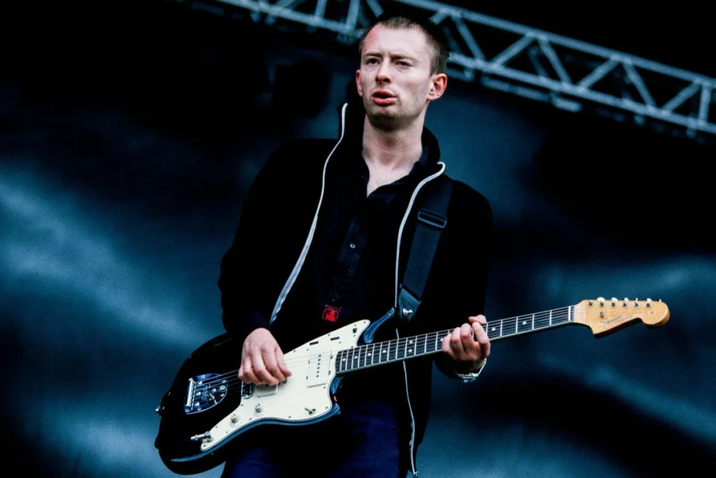 Thom Yorke de Radiohead en 1997
